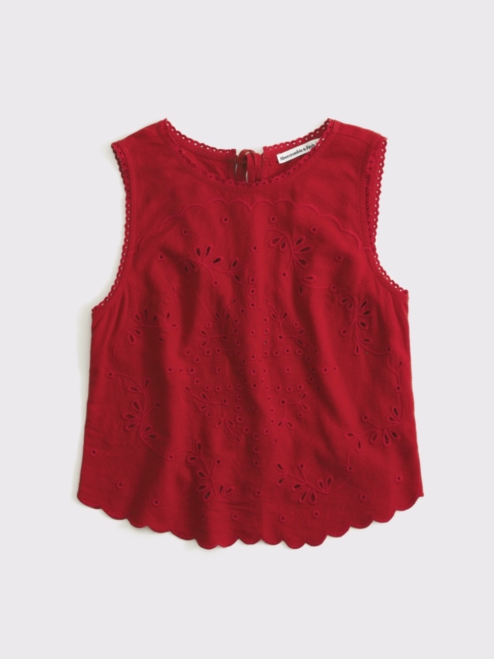 NWOT A&F Linen-Blend Tie-Back Top Small